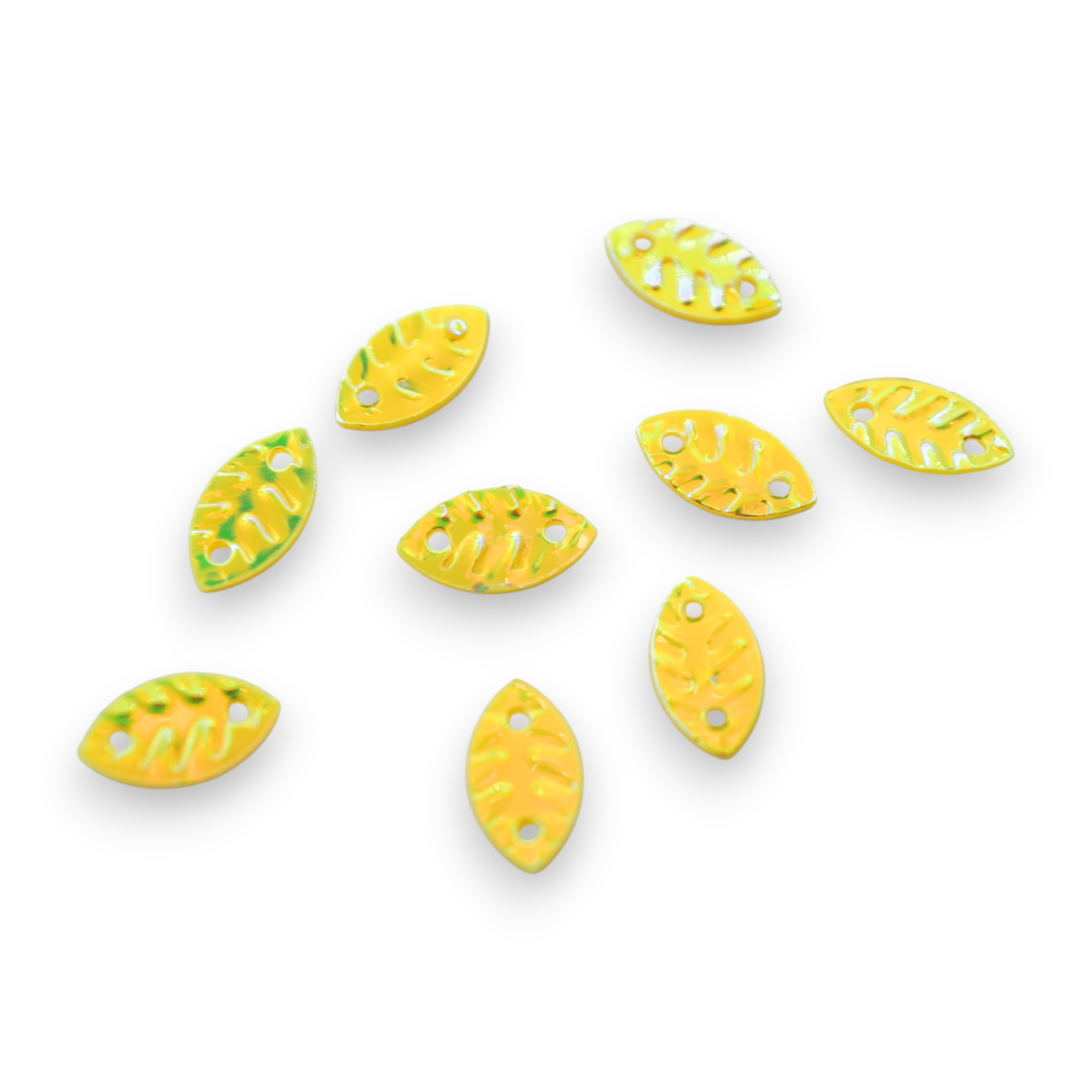 Yellow Gold Leaves - Sequin Mix